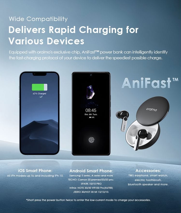 Power Bank Oraimo – 20 000 mAh — miniature 6